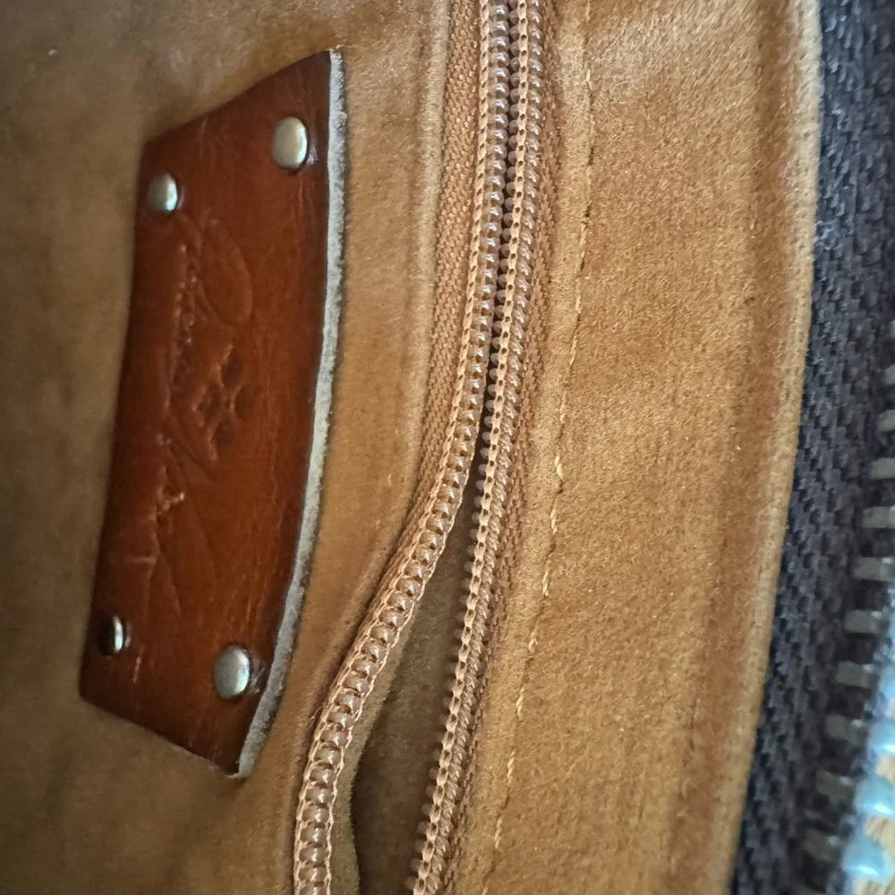 Patricia Nash Tooled Turquoise Leather Wristlet Clutch Western Cowgirl